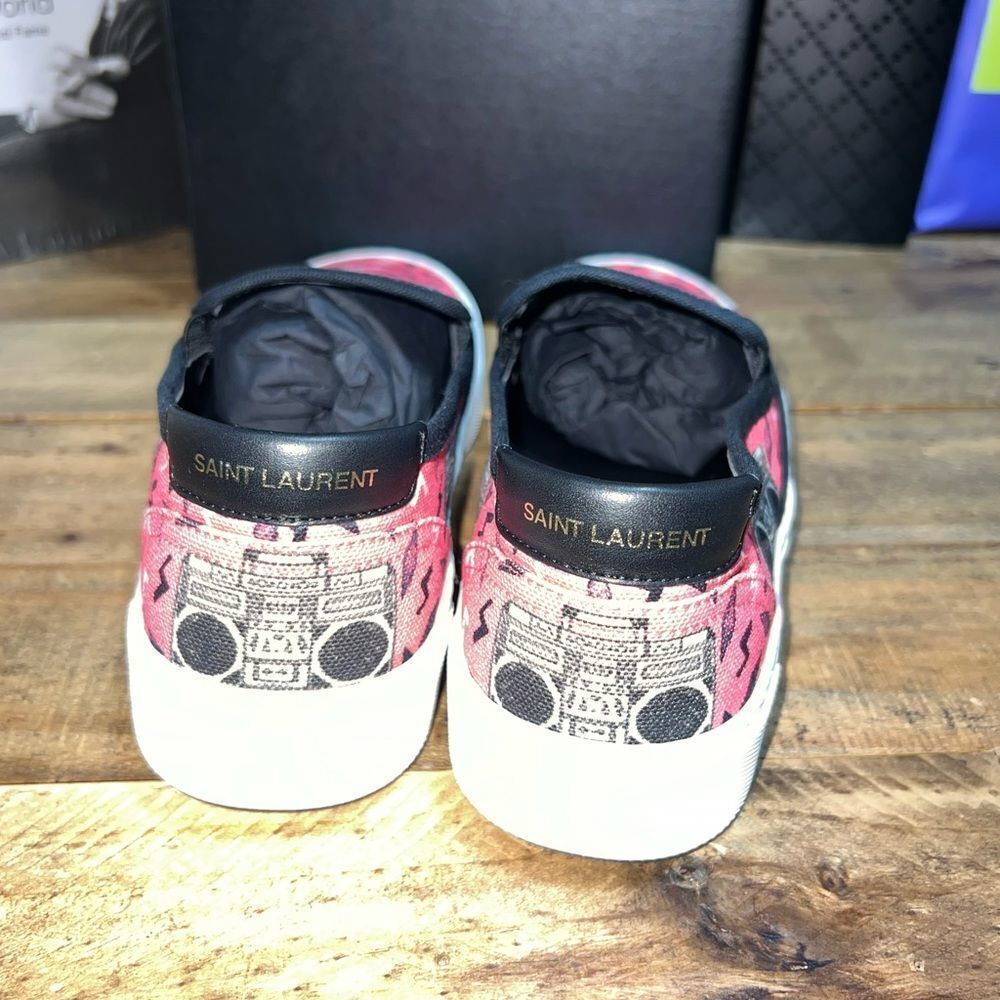 Saint Laurent Venus Printed Sneakers - Picture 5 of 9